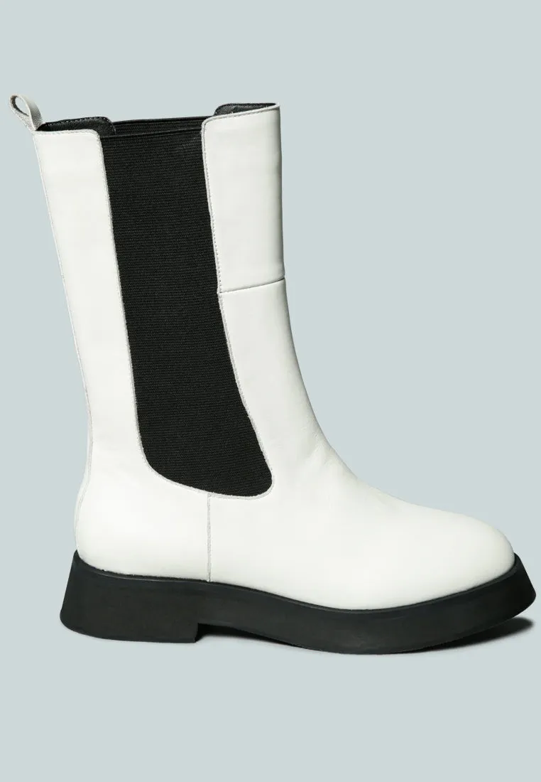 MILLER Chelsea Classic White Boot