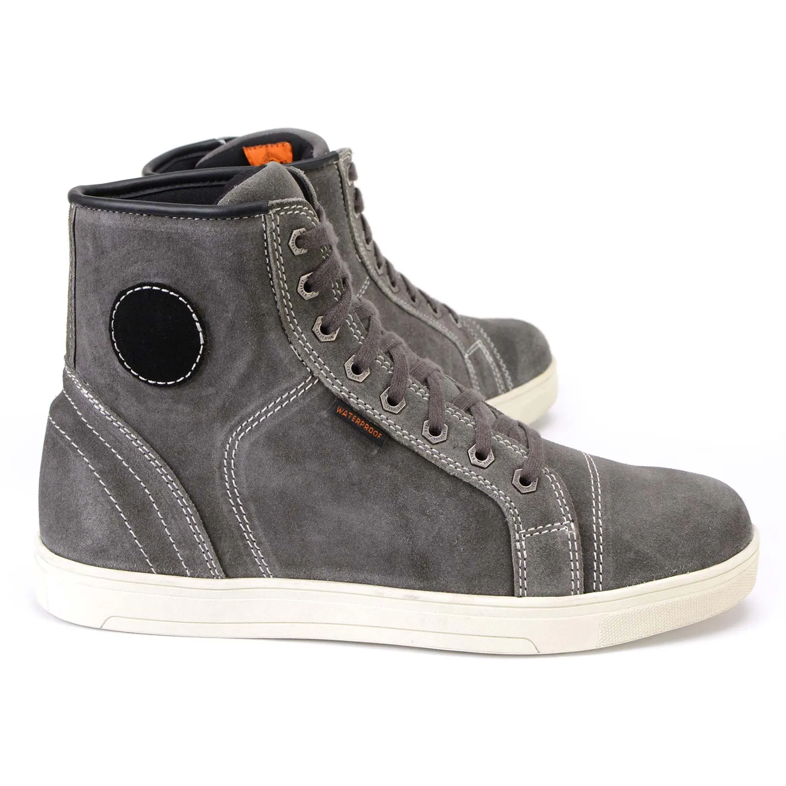 Milwaukee Leather MBM9109 Men's Grey Suede Leather Reinforced Street