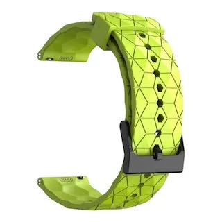 Misfit Command, Vapor & Vapor 2 compatible Silicone Football Pattern Watch Straps