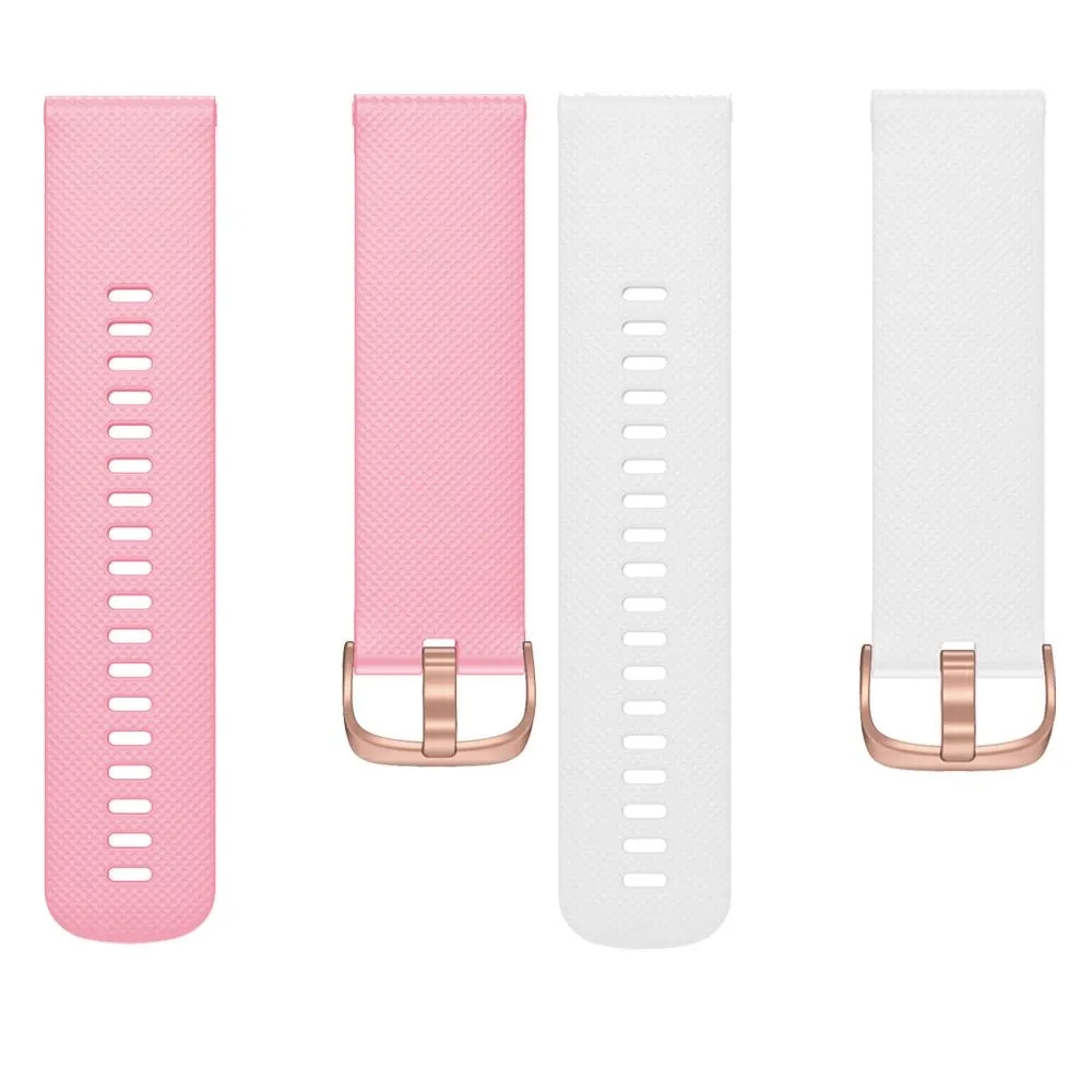 Misfit Command, Vapor & Vapor 2 compatible Silicone Watch Straps with Rose Gold Buckles