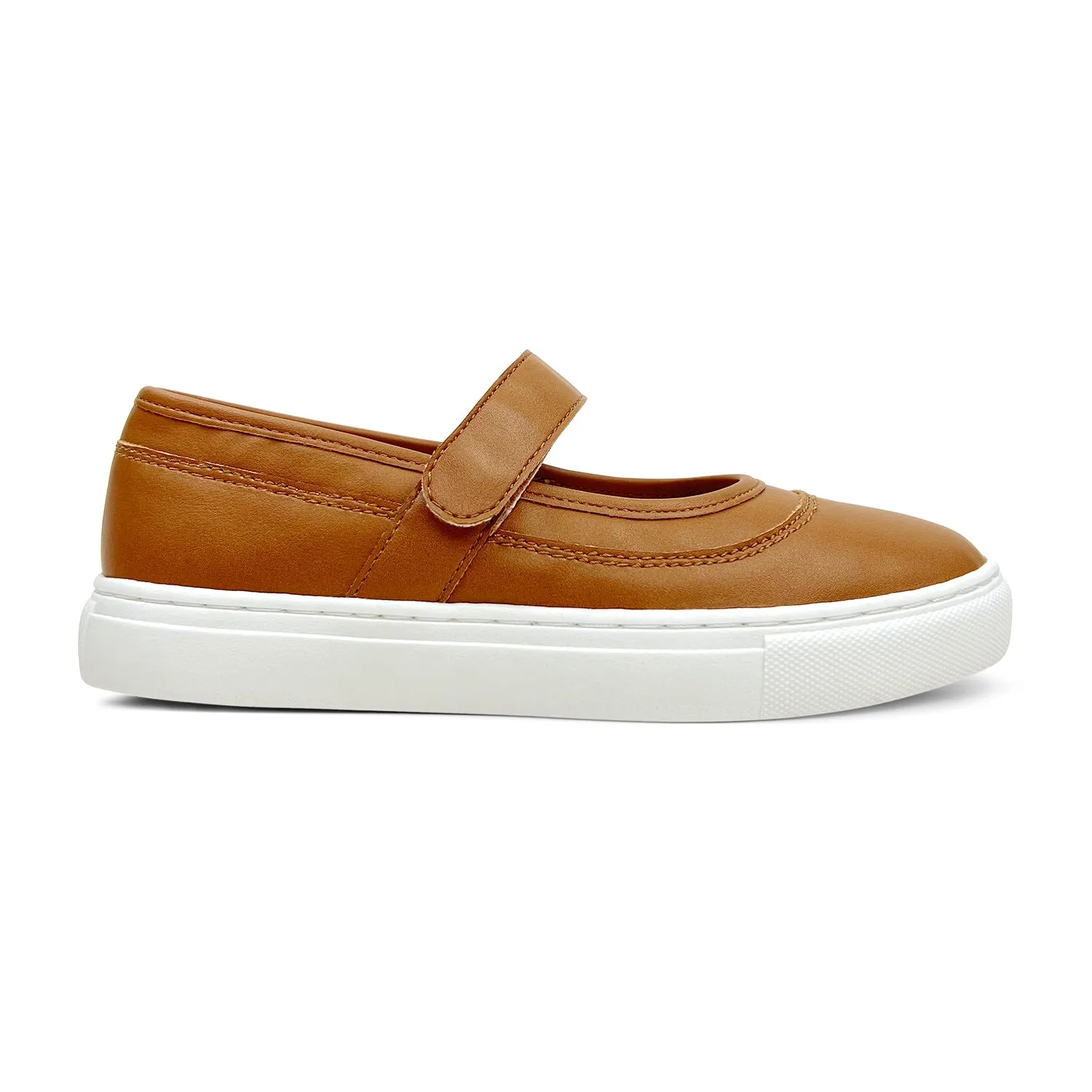 Miss Adeline Slip-On in Chestnut - Kids