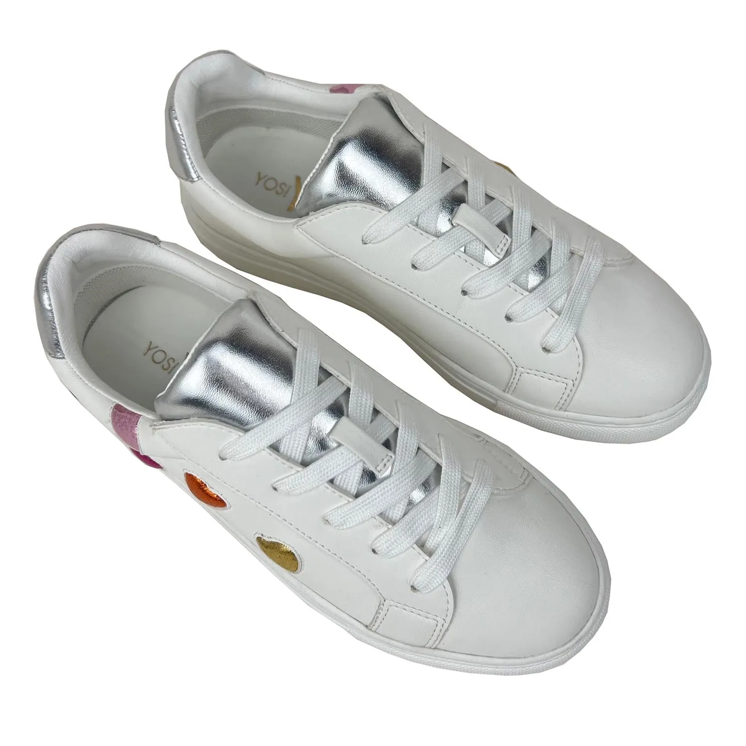 Miss Gaia Hearts Sneaker in Multicolor - Kids