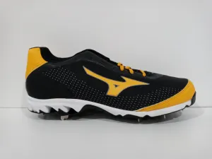 MIZUMO Men SIZE 16-BLACK/GOLD-9 SPIKE VAPOR ELITE 7 Pair of Shoes