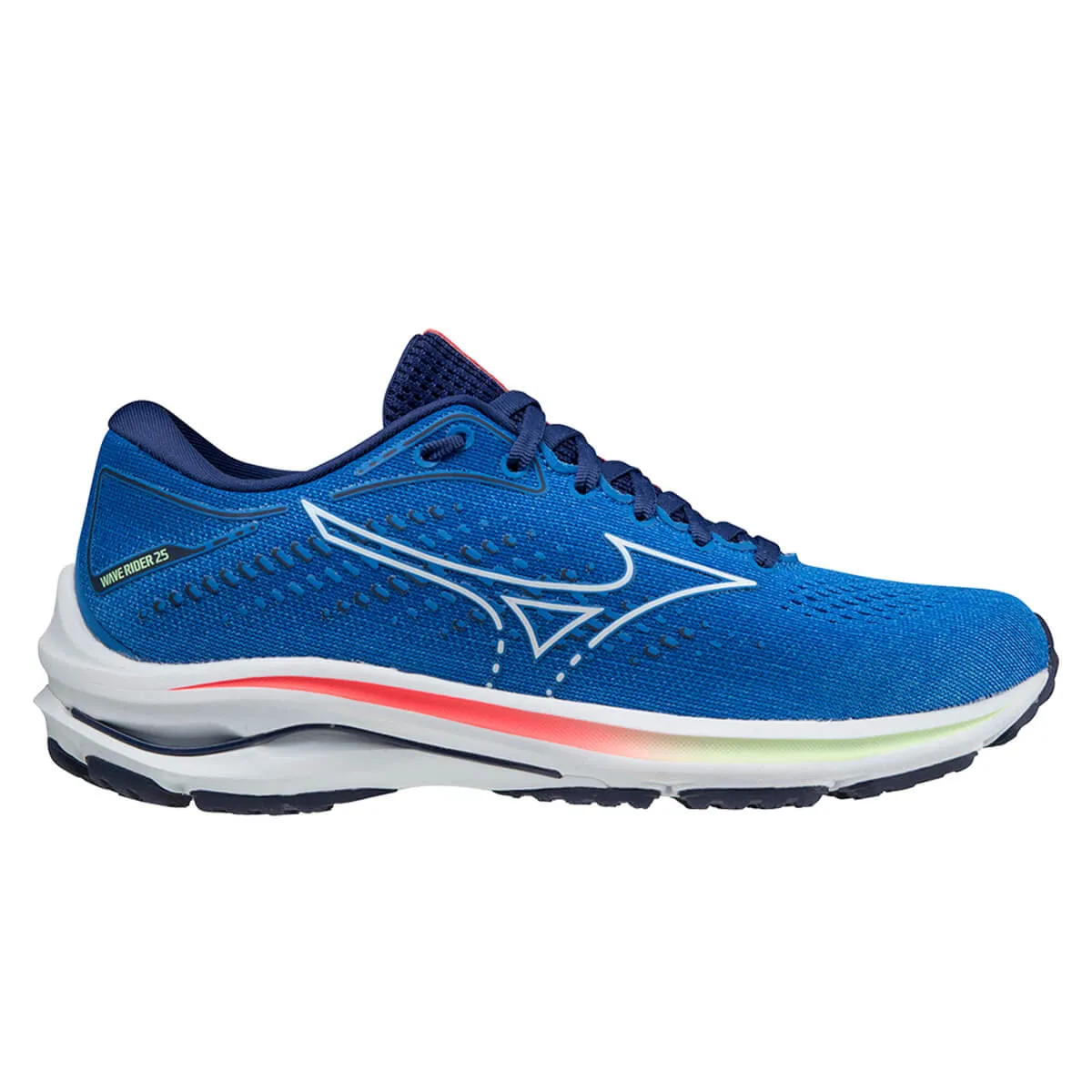 Mizuno Wave Rider 25 Womens | Fblue/indigowht/divapink