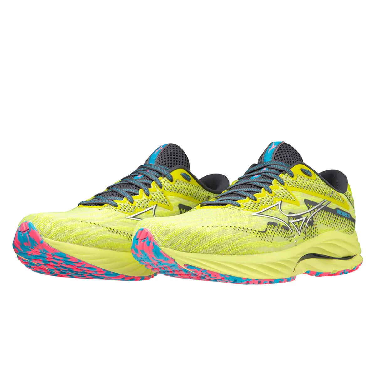 Mizuno Wave Rider 27 Mens | Luminous/white/jblue