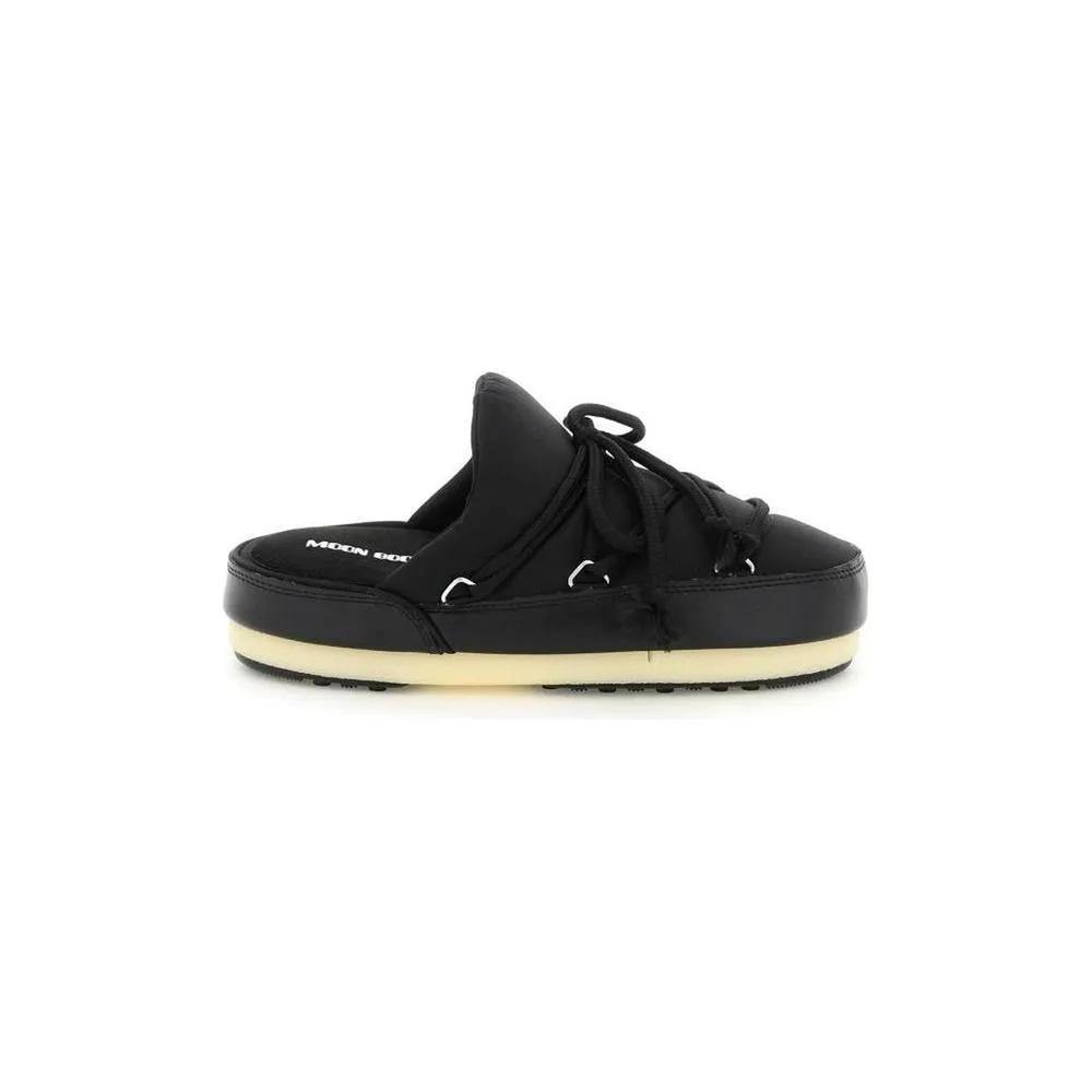 Moon Boot Black  Flat Shoe