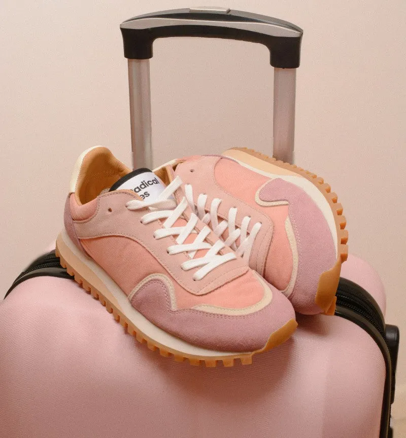 Moon Street Lace Up Sneaker | Washed Pink