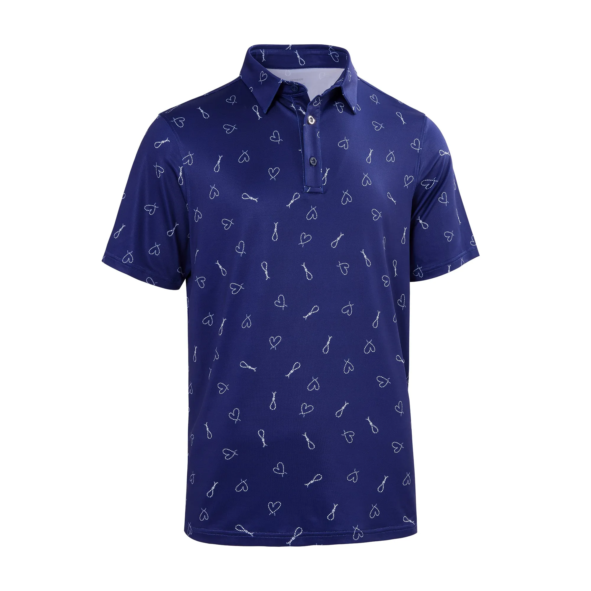 MOTEEPI  for Men Short Sleeve Print Golf Polo Shirts