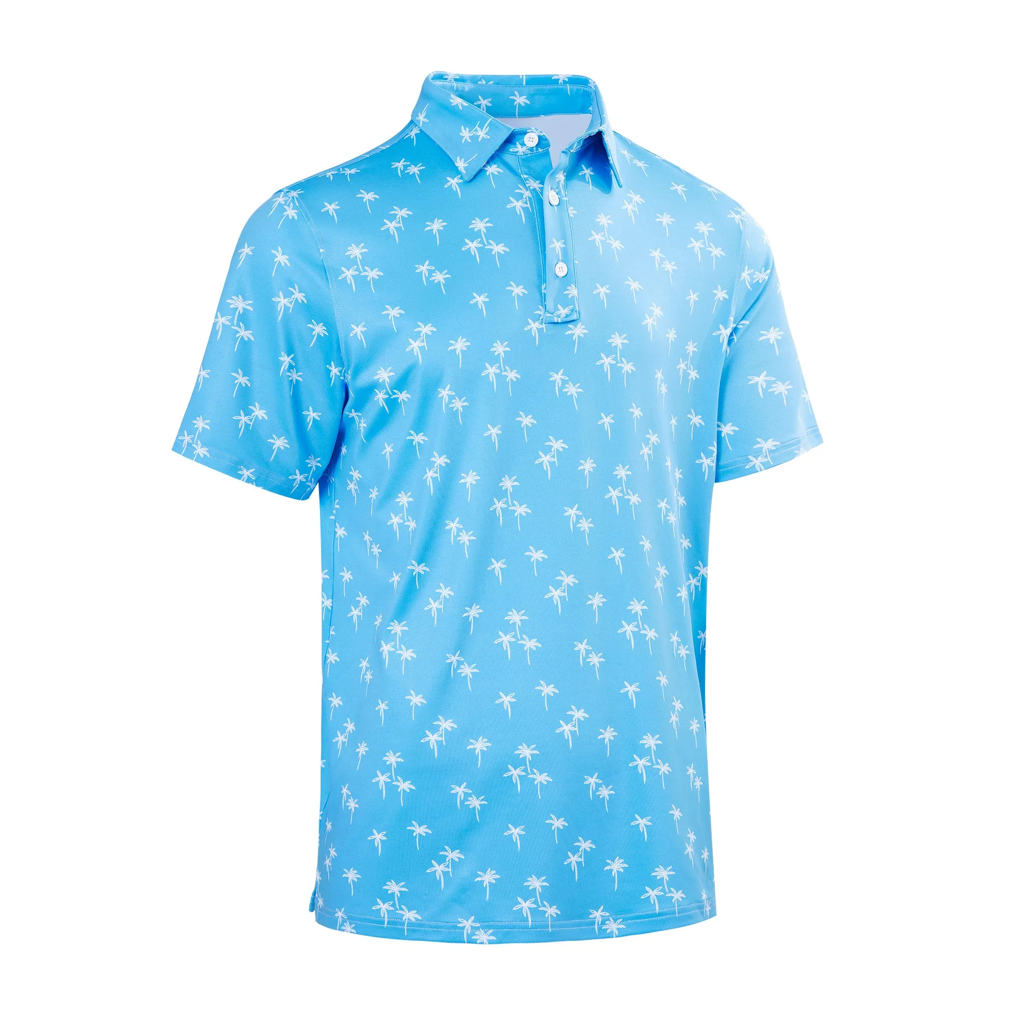 MOTEEPI  for Men Short Sleeve Print Golf Polo Shirts