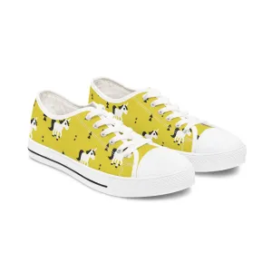 Mustard Unicorn Women's Low Top Sneakers