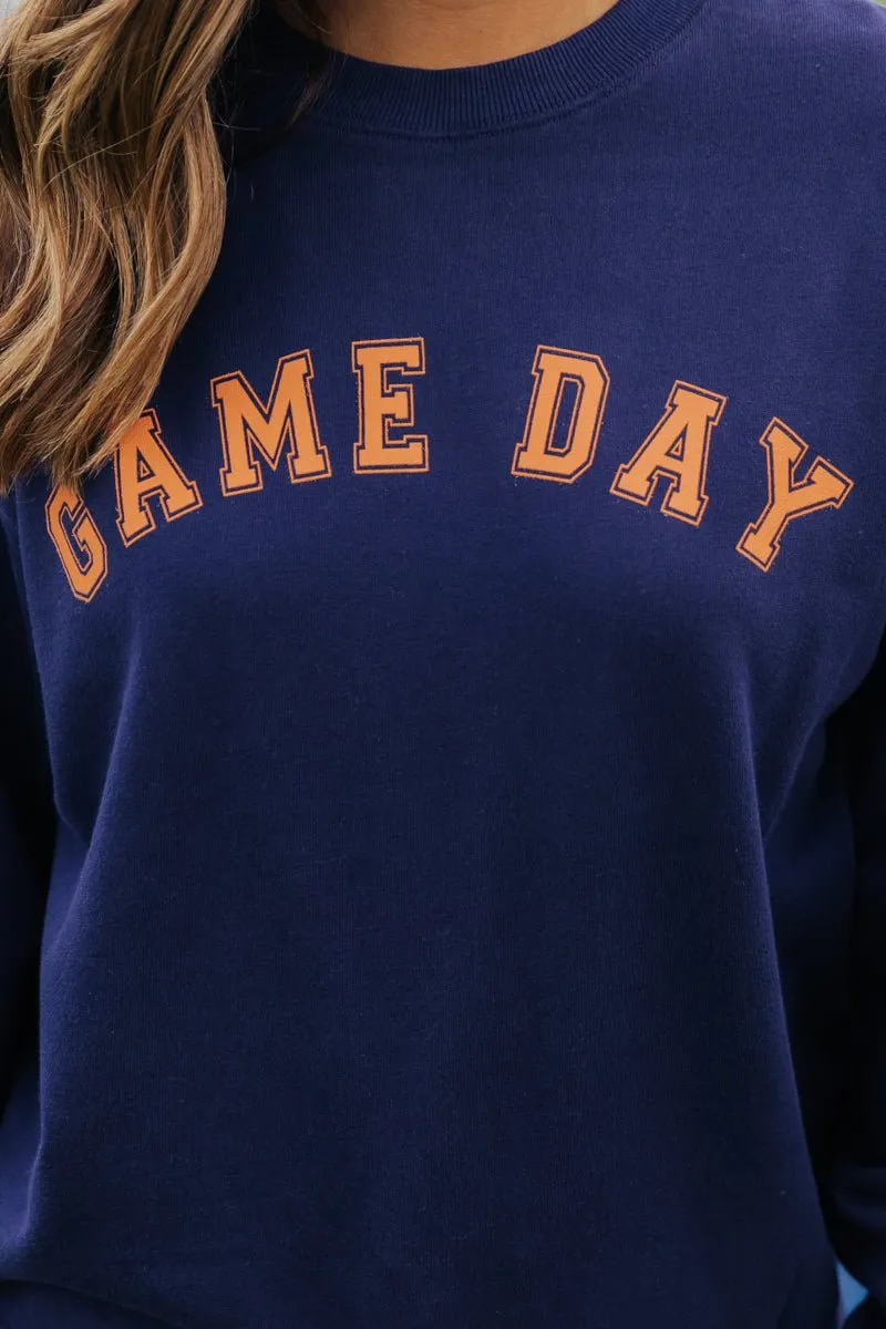 Navy Game Day Sweatshirt - FINAL SALE