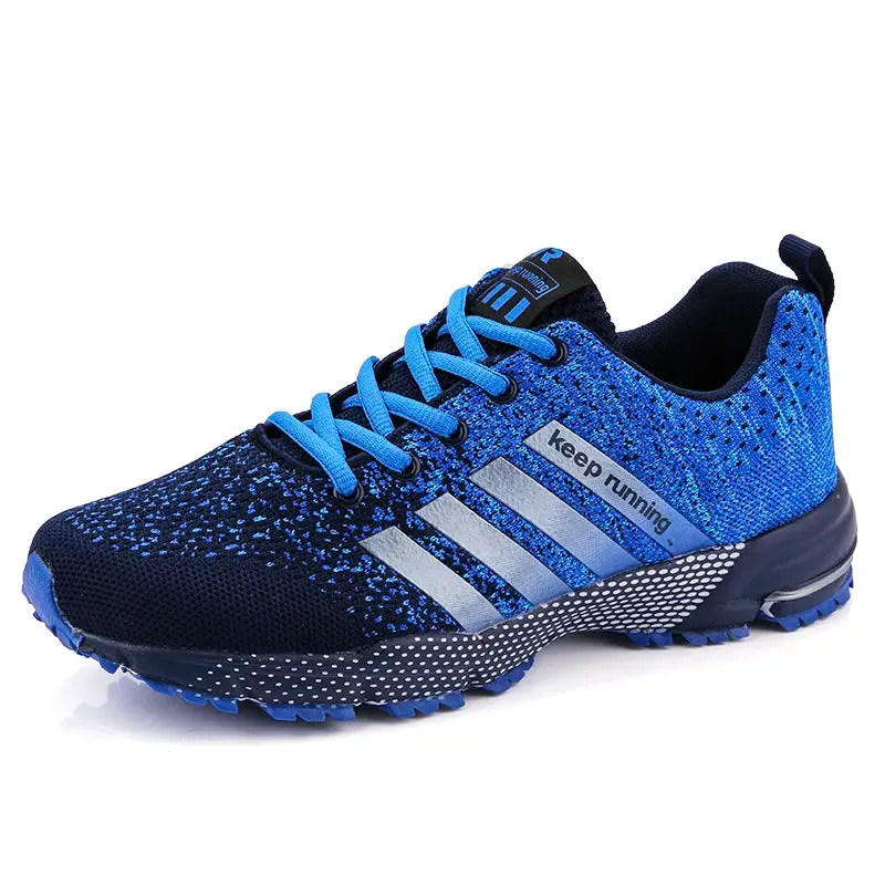 New 2023 Men Running Shoes Breathable Outdoor Sports Shoes Lightweight Sneakers for Women Comfortable Athletic Training Footwear