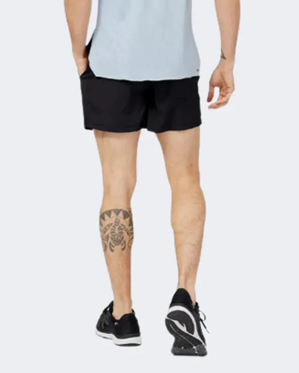 New Balance Accelerate 5 Inch  Men Running Short Black Ms23228-Bk