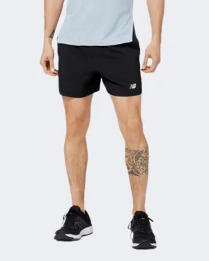 New Balance Accelerate 5 Inch  Men Running Short Black Ms23228-Bk