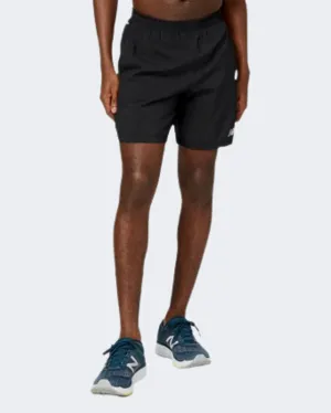 New Balance Accelerate 7 Inch  Men Running Short Black Ms23230-Bk