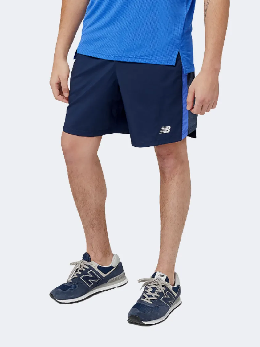 New Balance Accelerate 7 Inch Men Training Short Marine Blue