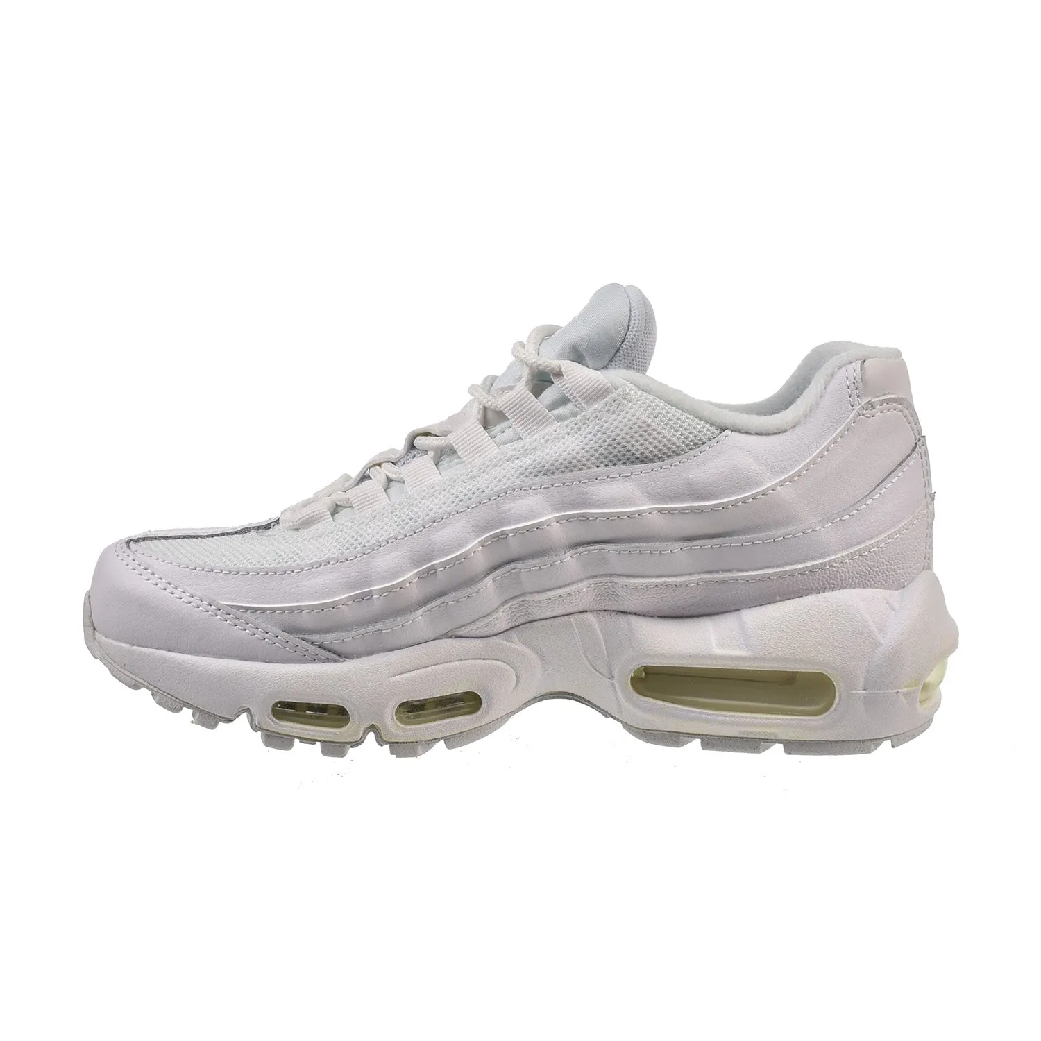 Nike Air Max 95 Recraft (GS) Big Kids' Shoes Triple White