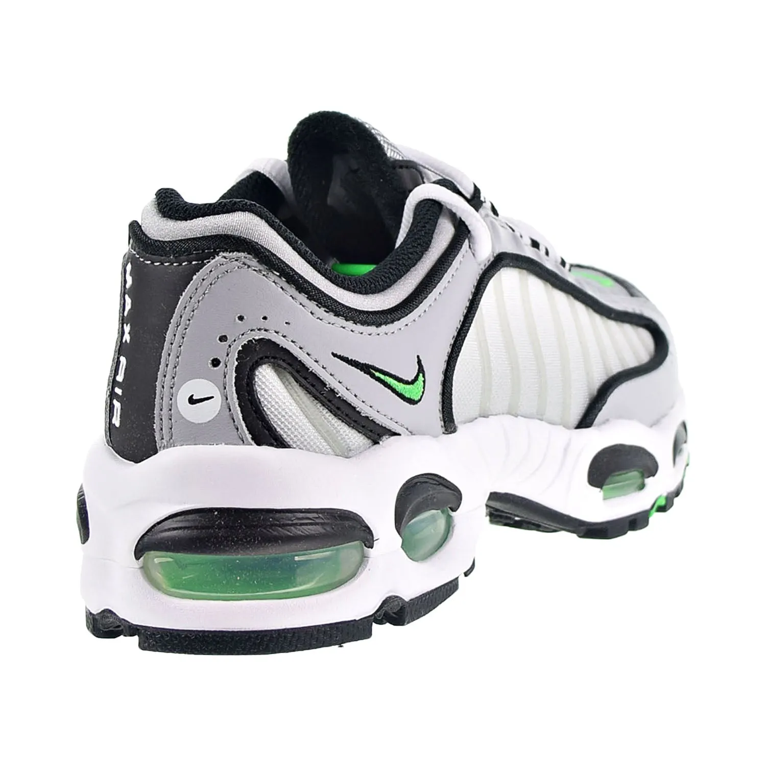 Nike Air Max Tailwind IV Big Kids' Shoes Wolf Grey-White-Black-Green Spark