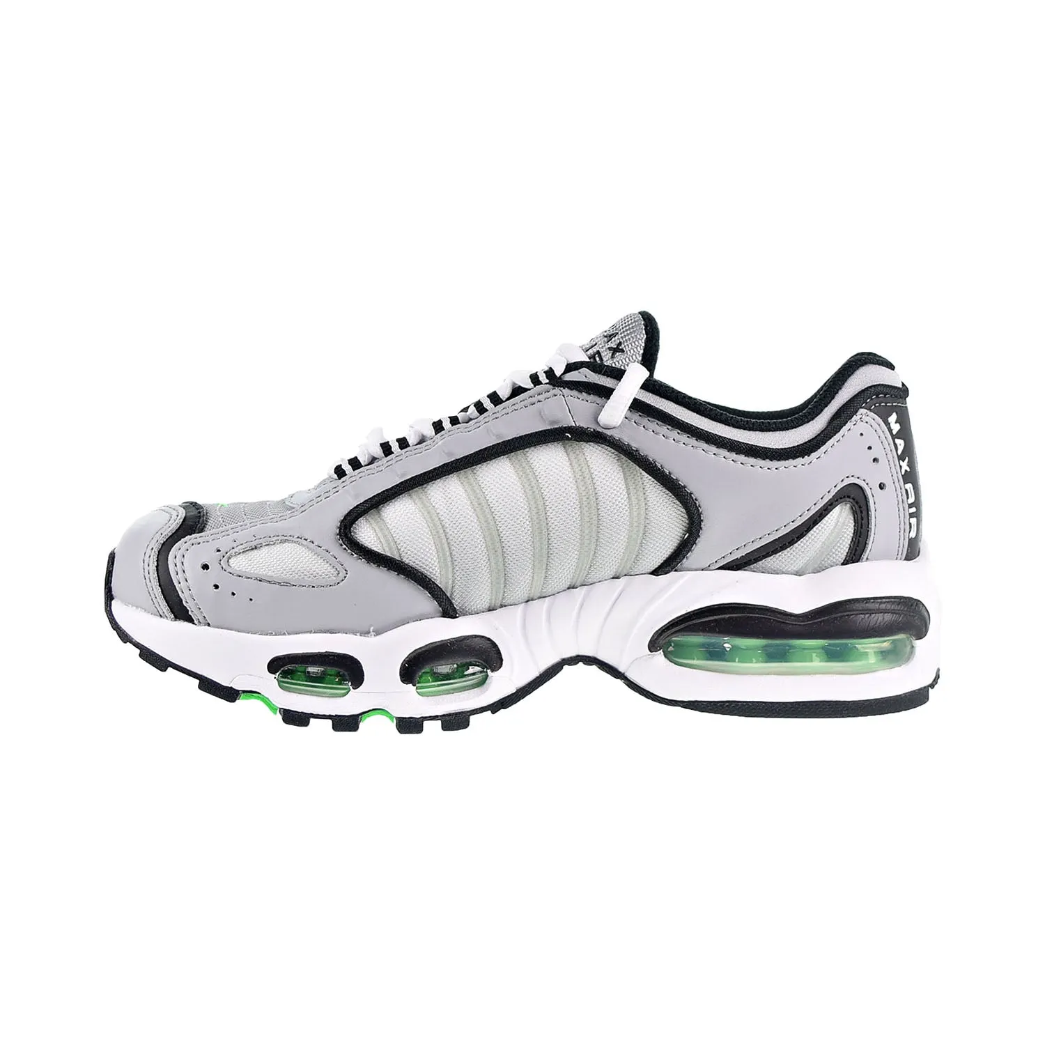 Nike Air Max Tailwind IV Big Kids' Shoes Wolf Grey-White-Black-Green Spark