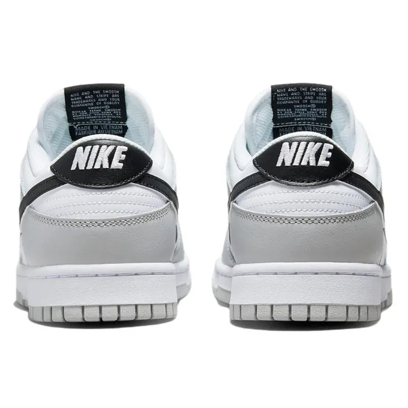 Nike Dunk Retro Black White Skateboarding Shoes - Classics for Men & Women, Genuine Leather, Non-Slip, Comfortable SB Running Sneakers