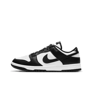 Nike Dunk Retro Black White Skateboarding Shoes - Classics for Men & Women, Genuine Leather, Non-Slip, Comfortable SB Running Sneakers