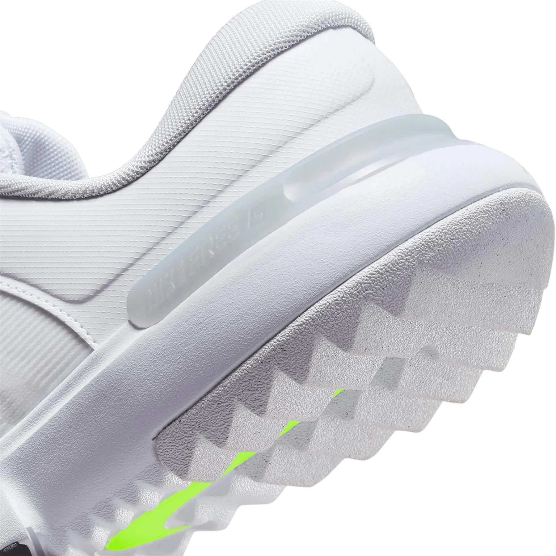 Nike Free Golf Shoes White/Grey - 2024