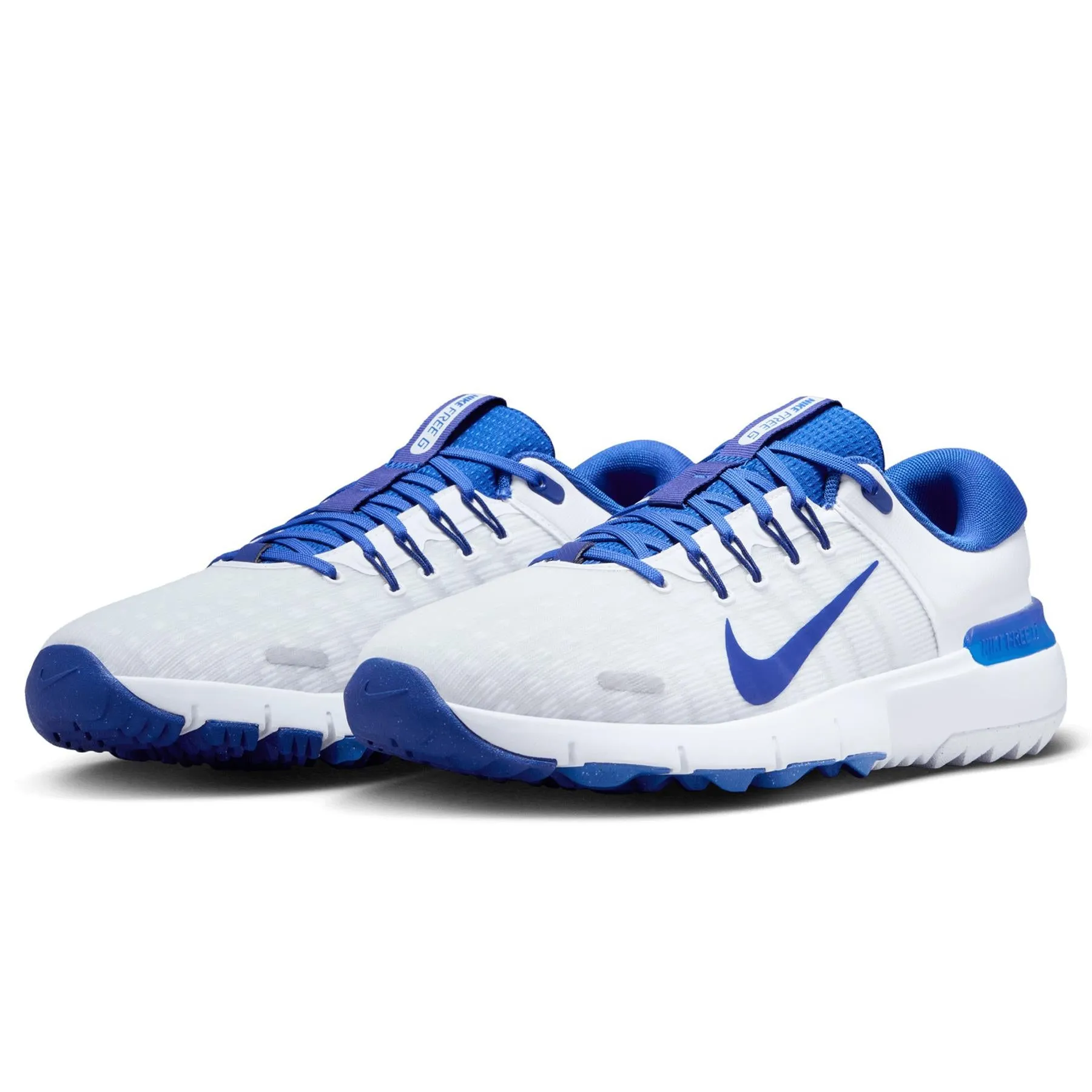 Nike Free Golf Shoes White/Navy - 2025