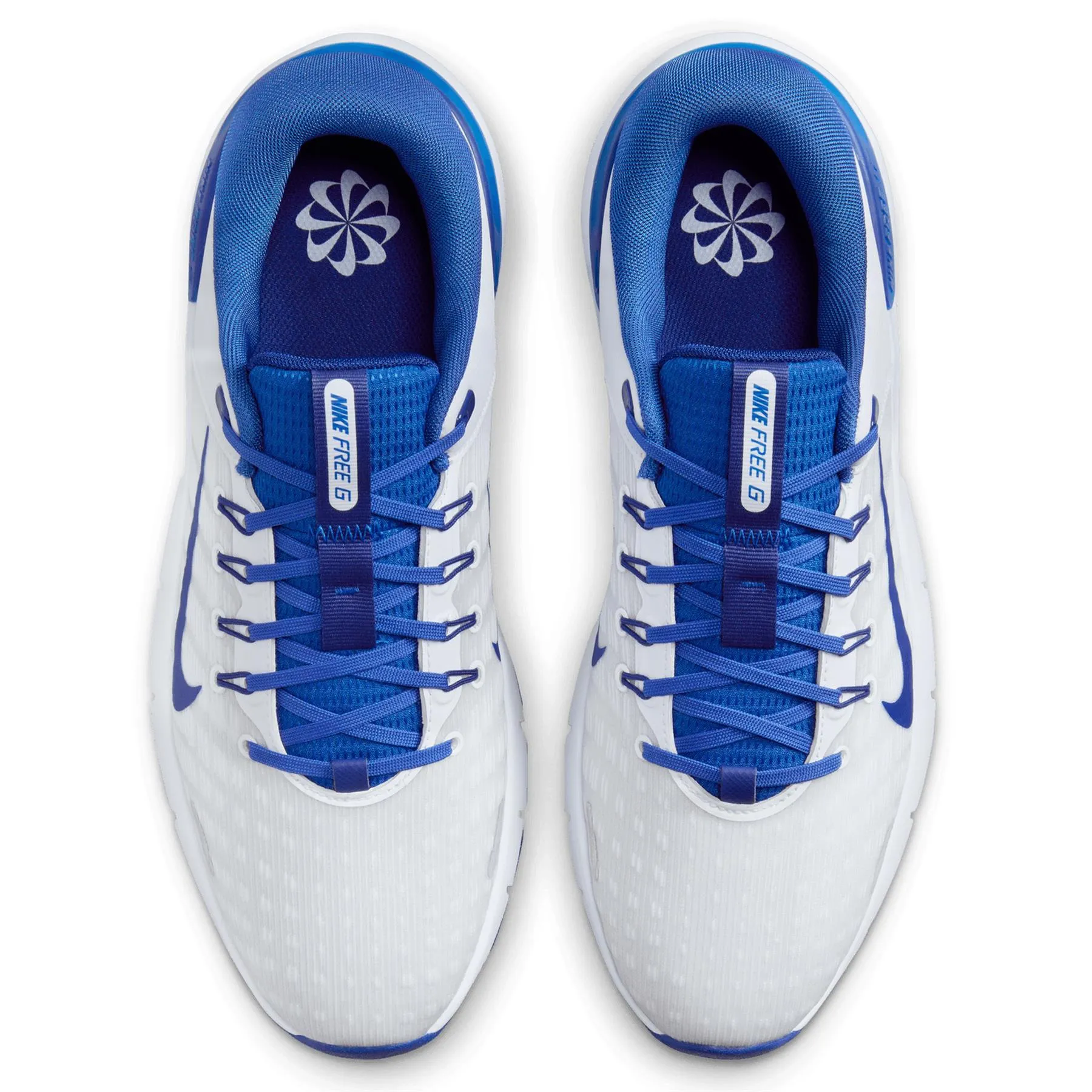 Nike Free Golf Shoes White/Navy - 2025