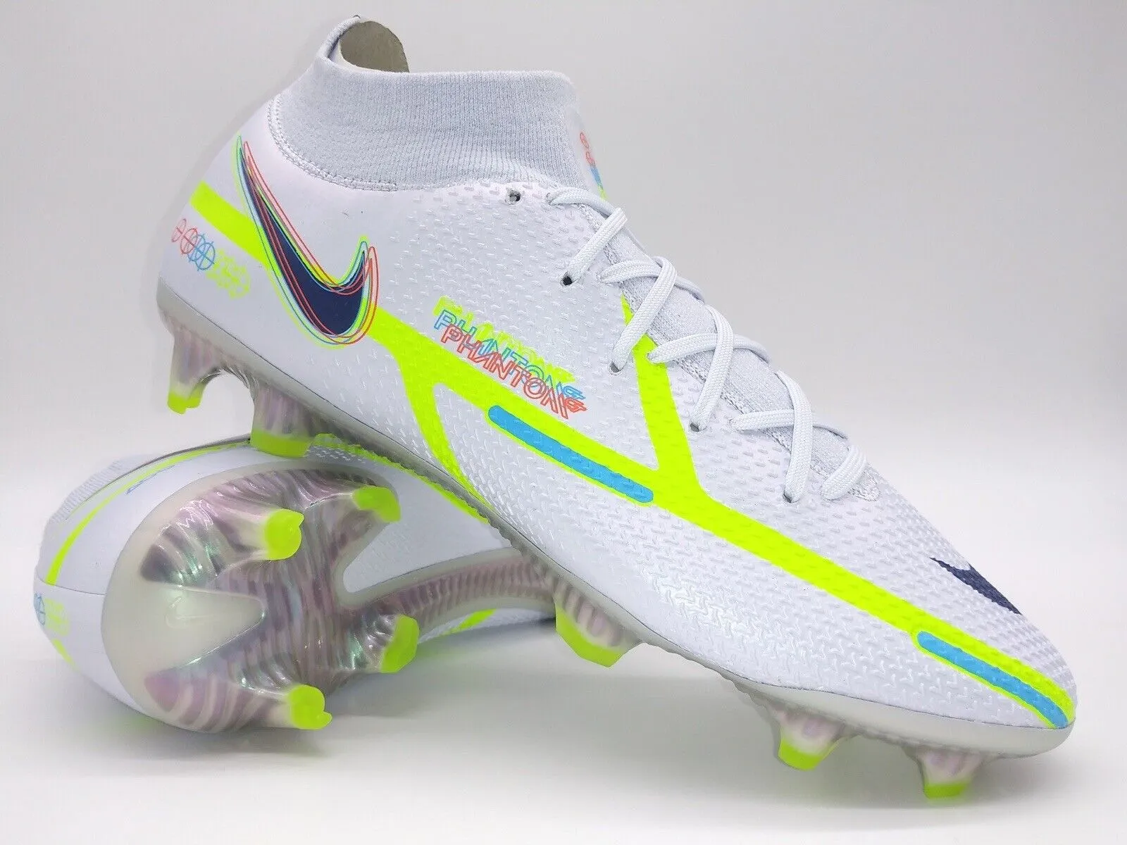 Nike Phantom GT2 Elite DF FG  White Volt