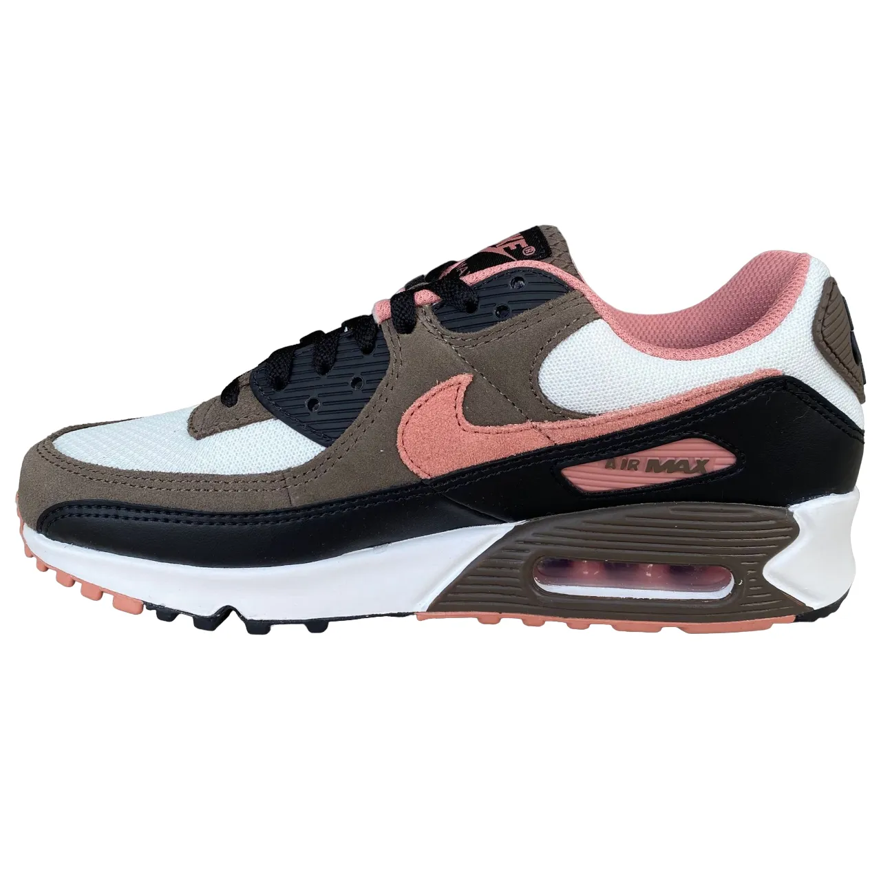 Nike scarpa sneakers da uomo Air Max 90 DM0029-105 bianco-nero-fango-cipria