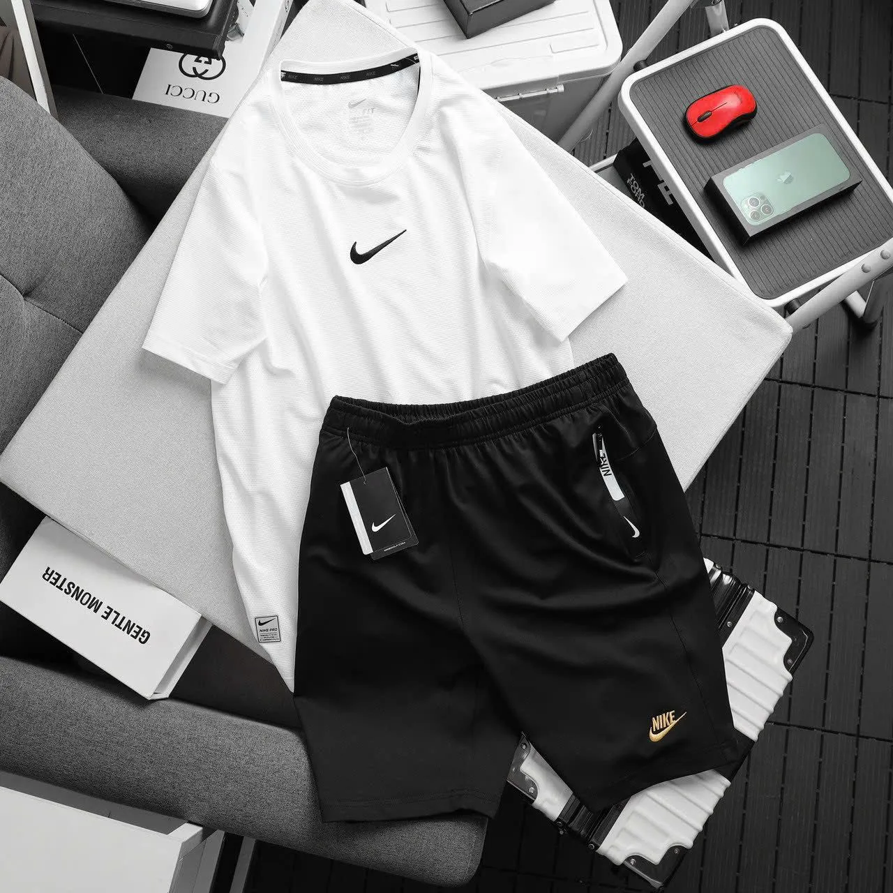 NIKE TRAINING SET  (SHIRT AND SHORT)