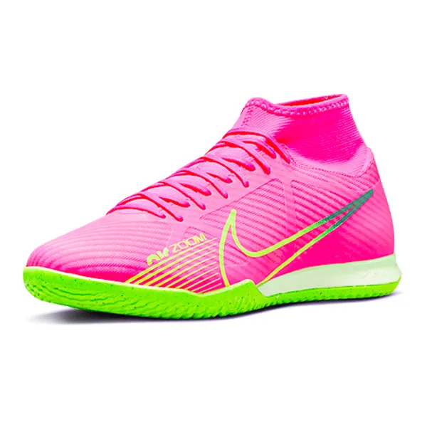 Nike Zoom Superfly 9 Academy Indoor Soccer Shoes (Pink Blast/Volt-Gridiron)