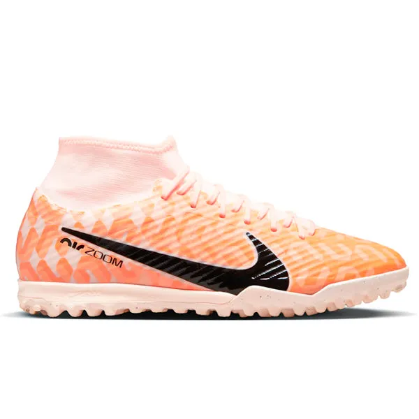 Nike Zoom Superfly 9 Academy Turf Soccer Shoes (Guava Ice/Black)