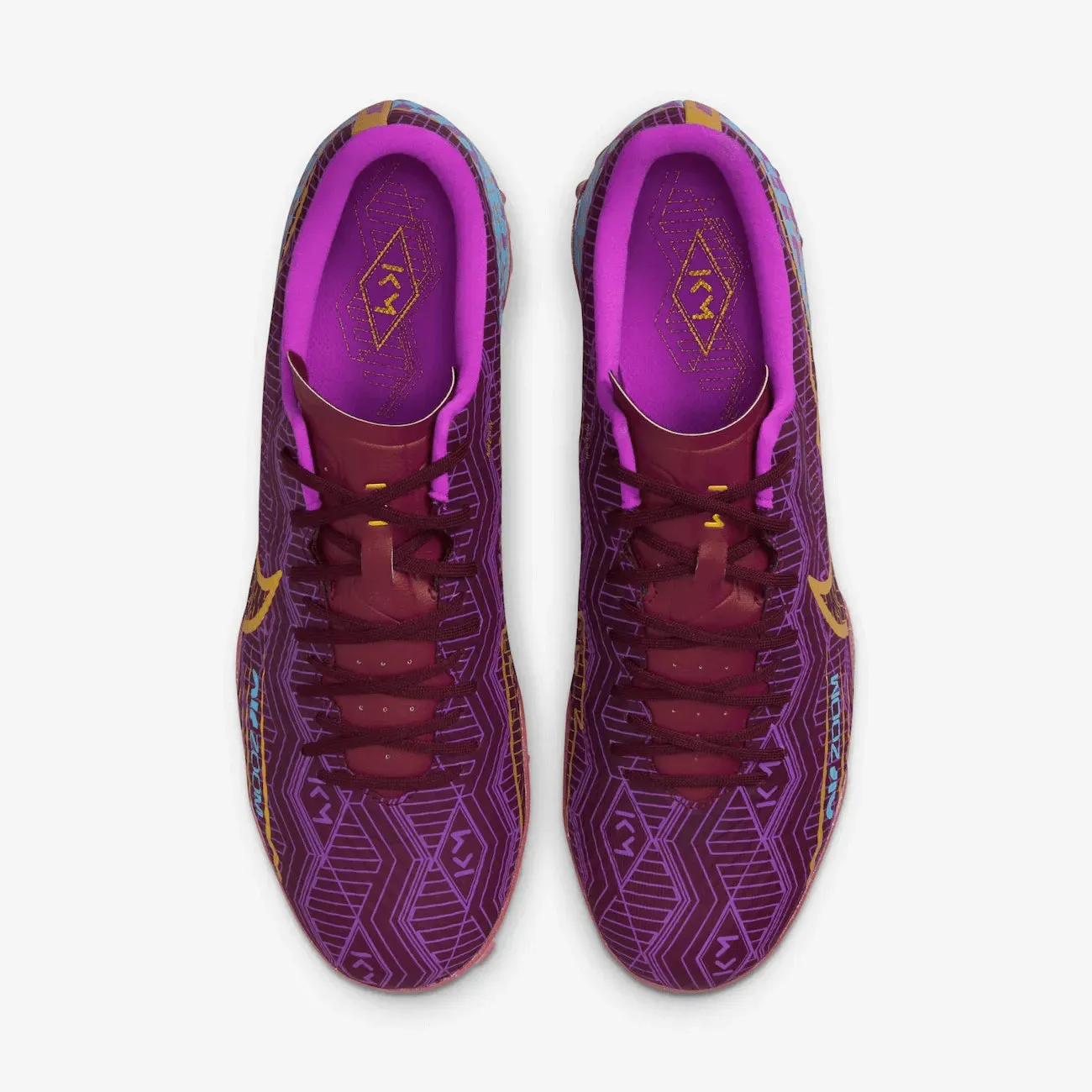 Nike Zoom Vapor 15 Academy KM Turf - Dark Beetroot-Gold