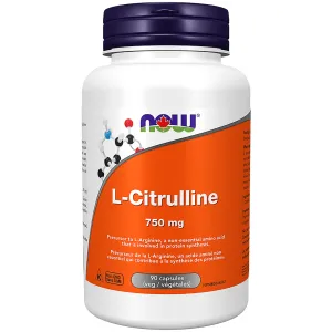 NOW L-Citrulline 750 mg 90 Veggie Caps