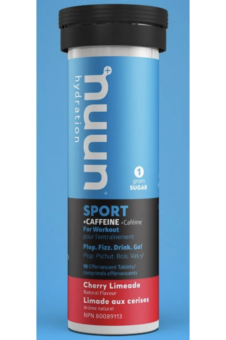 Nuun Sport with Caffeine - Cherry Limeade 10s