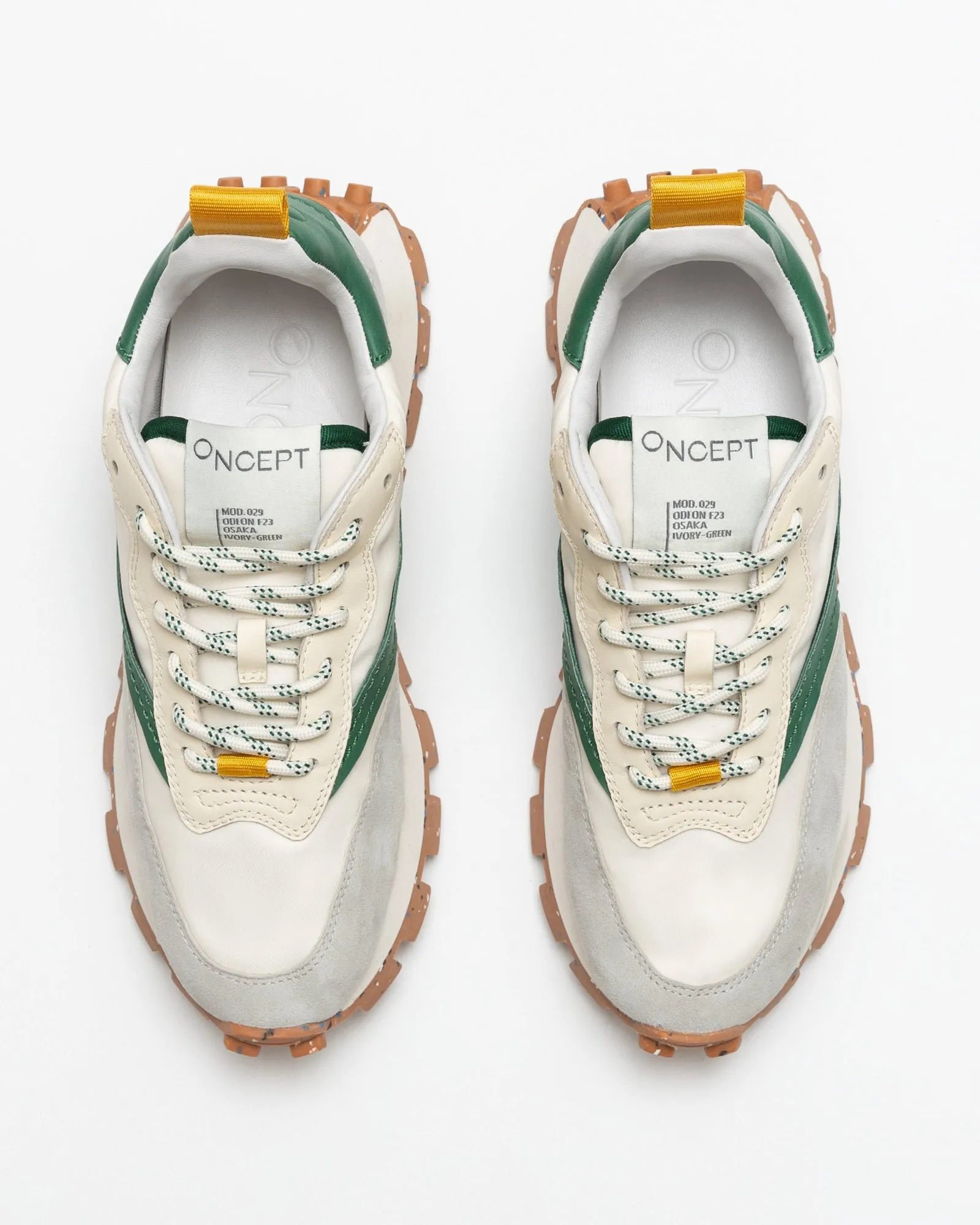 Oncept Osaka Sneakers in Ivory Green