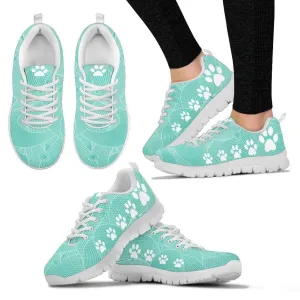 Pawprints Waves Women's Sneakers