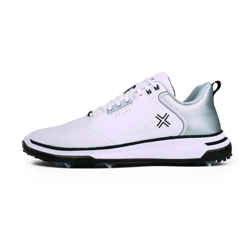 PAYNTR X-006 RS Spiked Golf Shoes - White