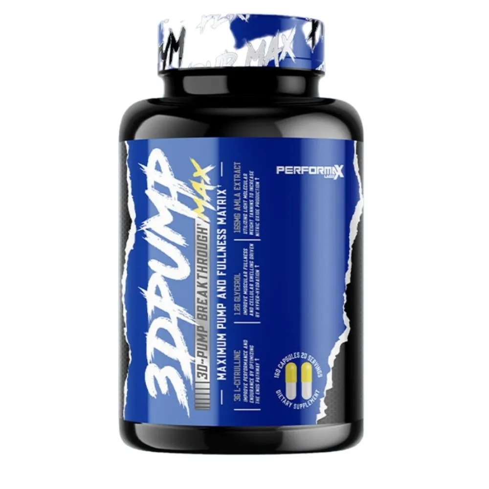 Performax Labs 3D PumpMax 200 Capsules