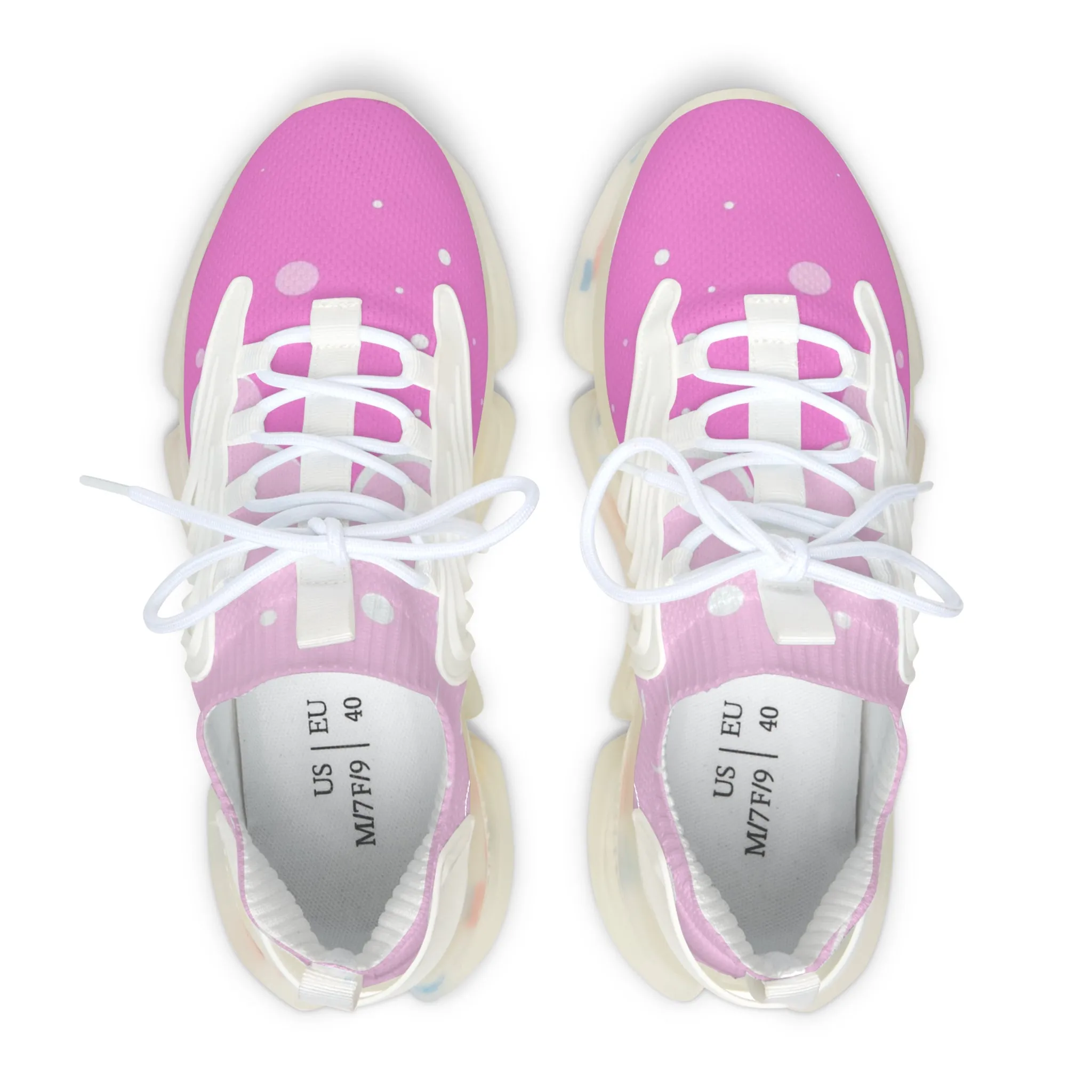 Pink Bubble Bath Women's Mesh Sneakers