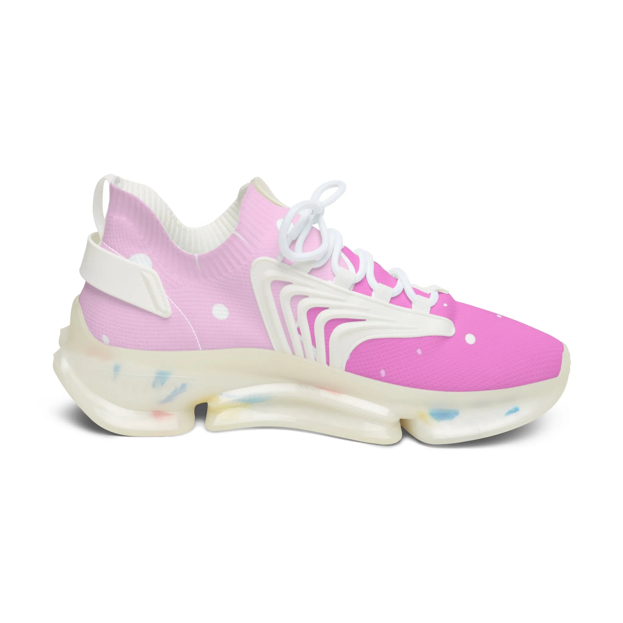 Pink Bubble Bath Women's Mesh Sneakers