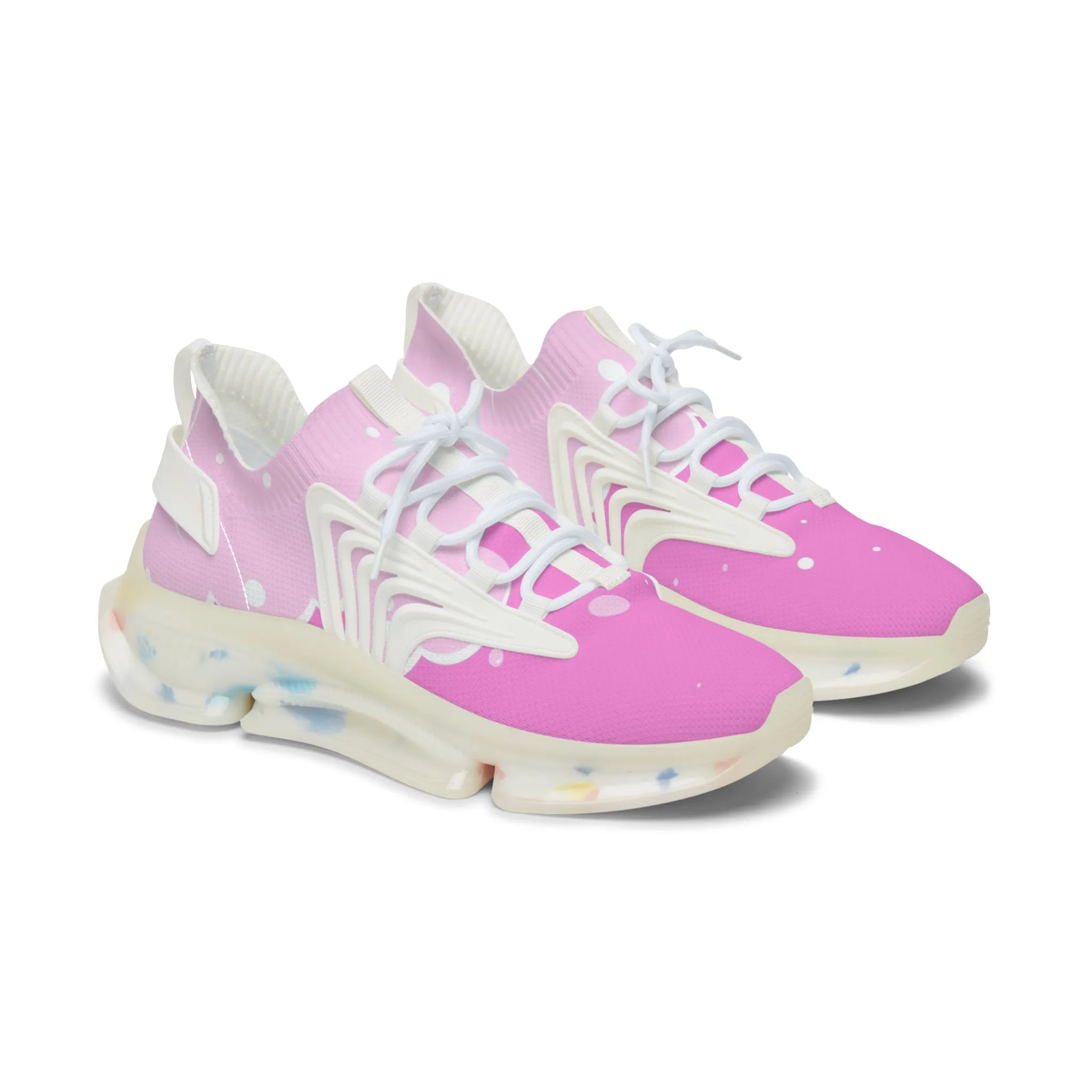 Pink Bubble Bath Women's Mesh Sneakers