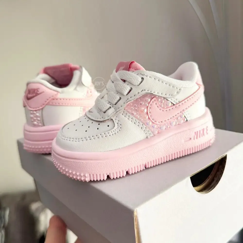 Pink Pearls Custom Air Force 1