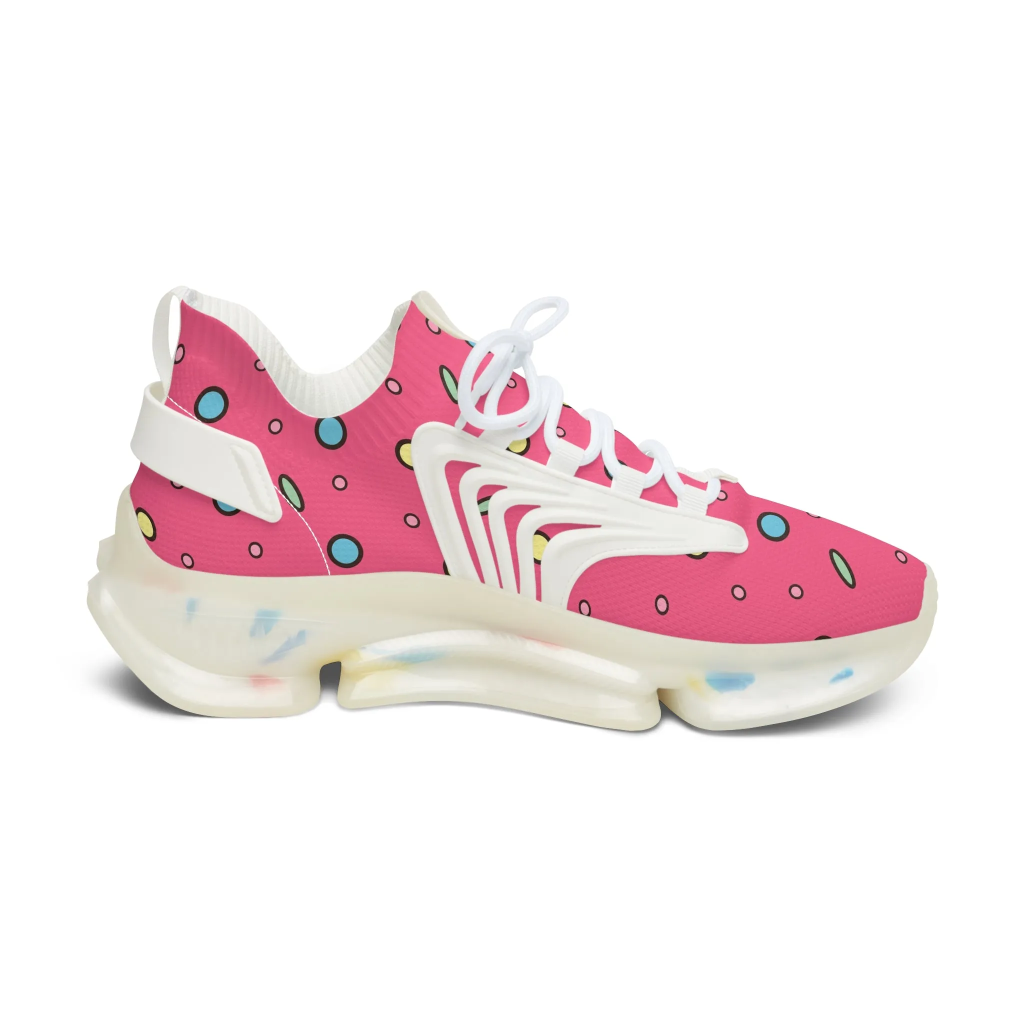 Pink Sprinkles Women's Mesh Sneakers