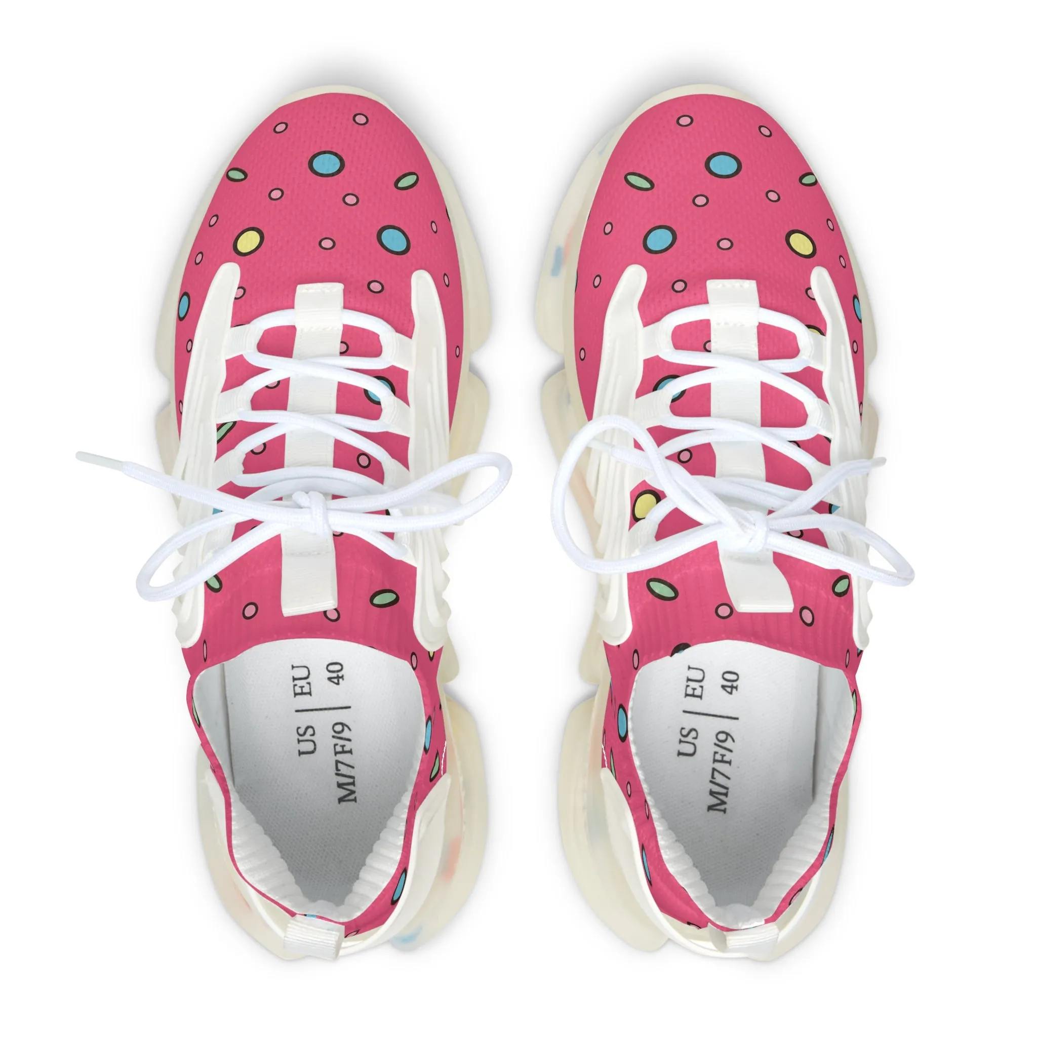 Pink Sprinkles Women's Mesh Sneakers