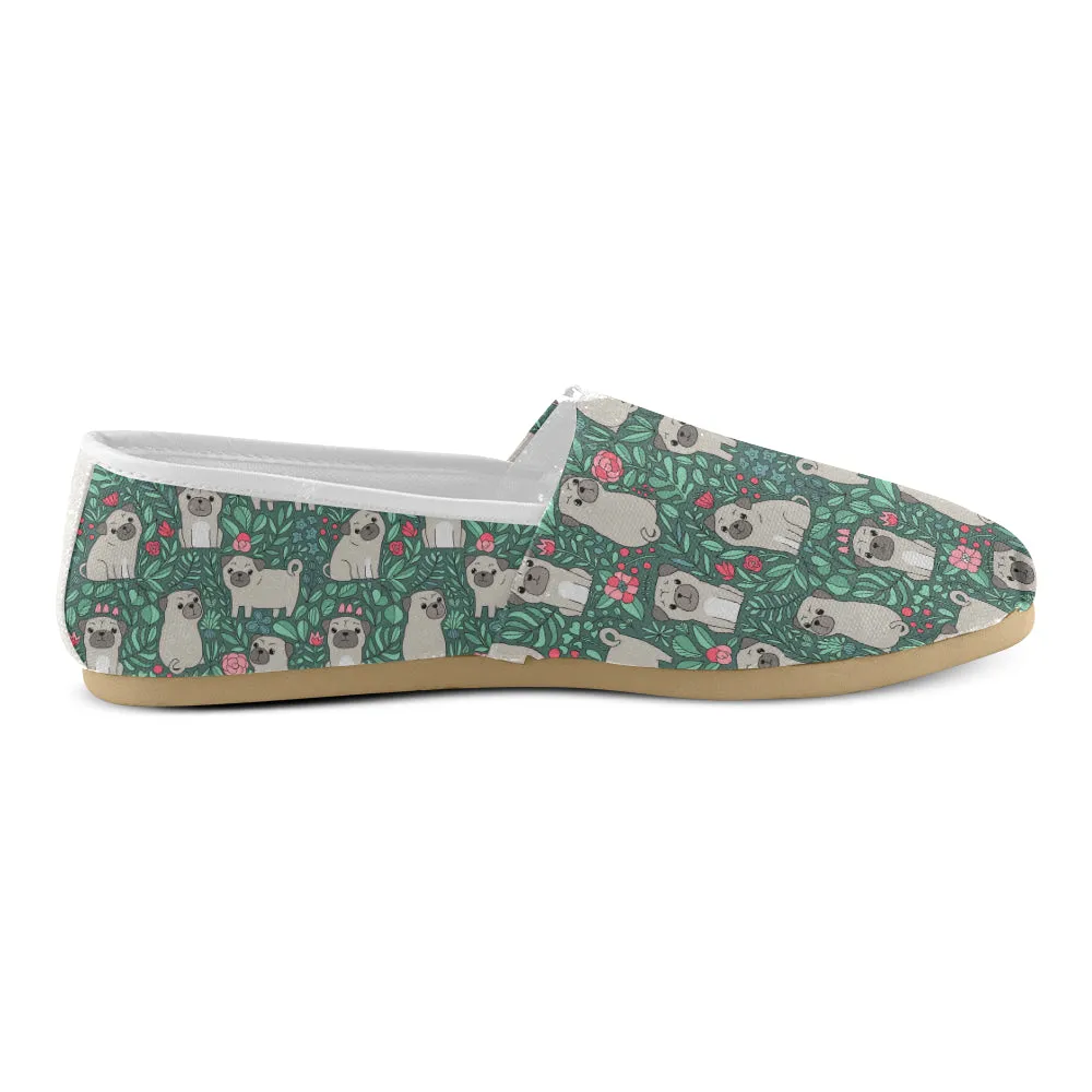 Pug cute Women's Casual Shoes