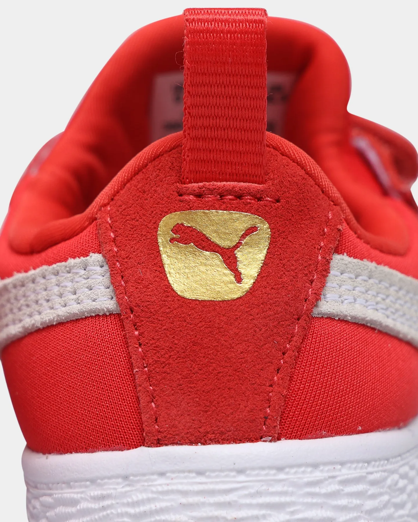 Puma Infant Suede Light Flex High Risk Red/Puma White