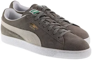 Puma Trainers Womens Suede Classic Plus Grey White