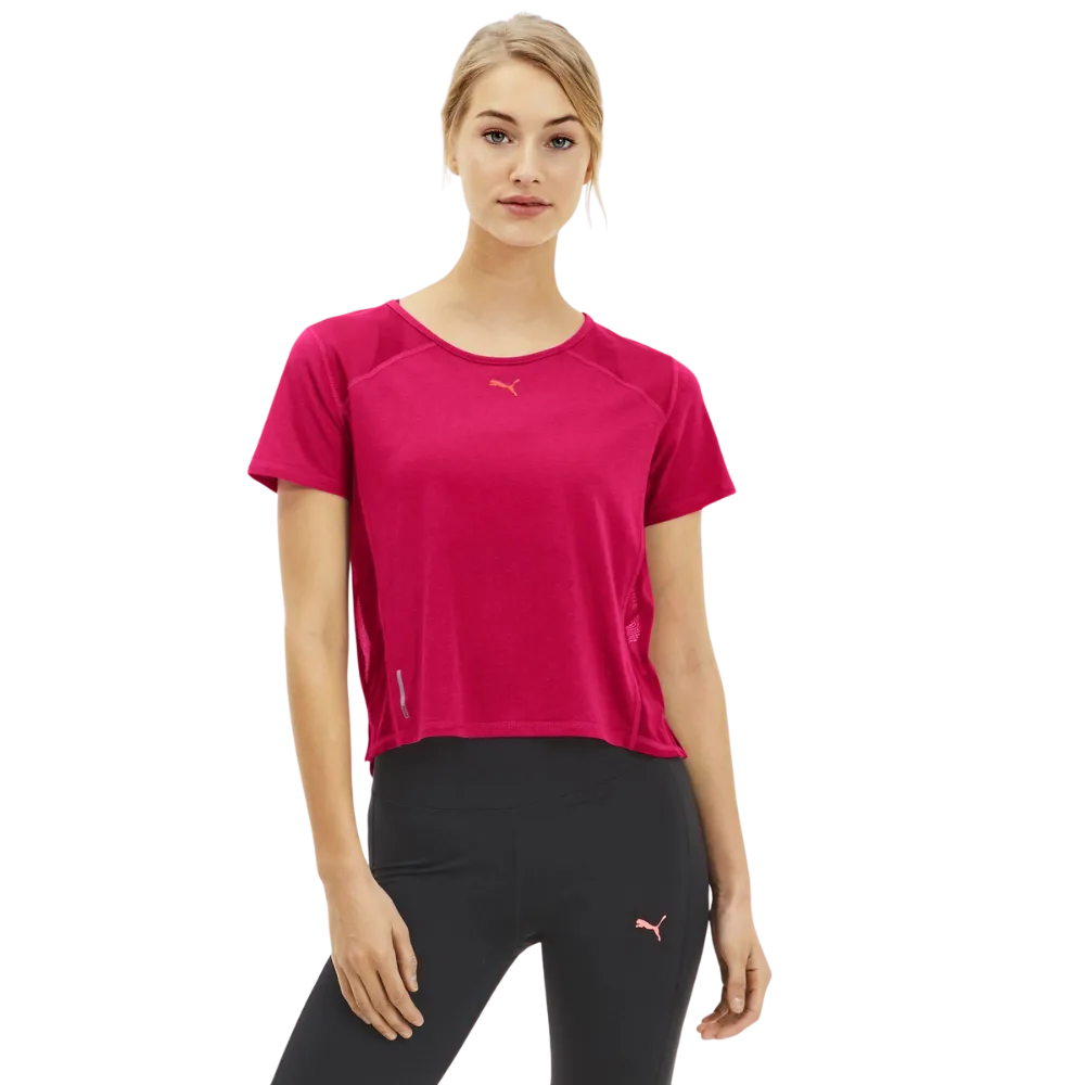 Puma Women  Wo Be Bold Mesh Short Sleeve Tee